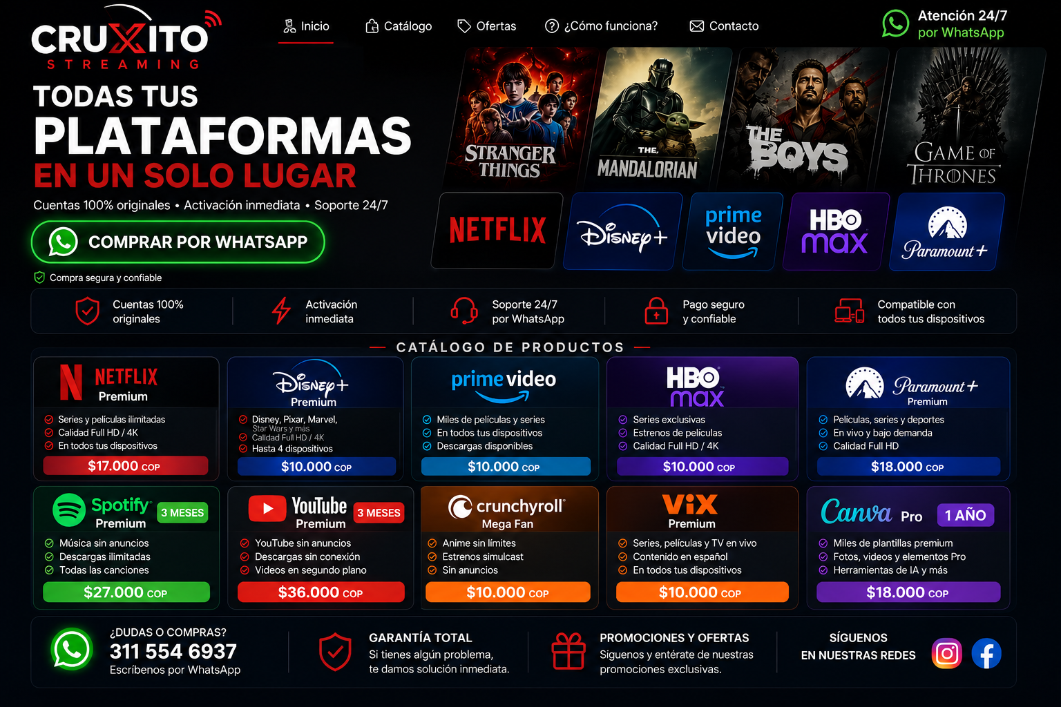 Portada Cruxito Streaming